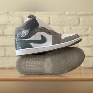 Nike Air Jordan 1 Mid SE Men's Sizes White Medium Grey Cool Grey HF3216-100